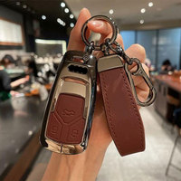 Casing Kunci Mobil dari Paduan Seng untuk Audi A5 B9 2017 2018 2019 2020 2021 2022 2023 2024 2025 Escalade Remote Shell Auto