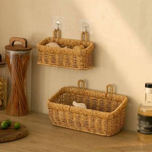 Panier suspendu en fibre de coco pour plantes d'extérieur, décorations murales d'Halloween, panier tissé en corde de coton, organiseur de plantes - Product Image 3