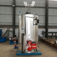 Générateur de vapeur industriel vertical à haute efficacité et à économie d'énergie LHG 1500KG/H, générateur de vapeur au gaz et à l'huile, directement de l'usine