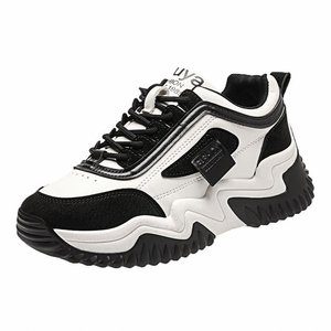 Zapatos Coreanos Torre para <span class=keywords><strong>Mujer</strong></span>, Primavera 2026, Nuevas Zapatillas Deportivas con Suela Gruesa Tipo Muffin, Diseño de Contraste, Sin Cordones, Casuales, Siempre a la Moda, para Todas las Temporadas - Product Image 1