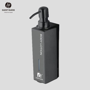 Distributeur de savon liquide mural double de luxe en acier inoxydable 304 de haute qualité, noir mat, écologique, ensemble de salle de bain - Product Image 3