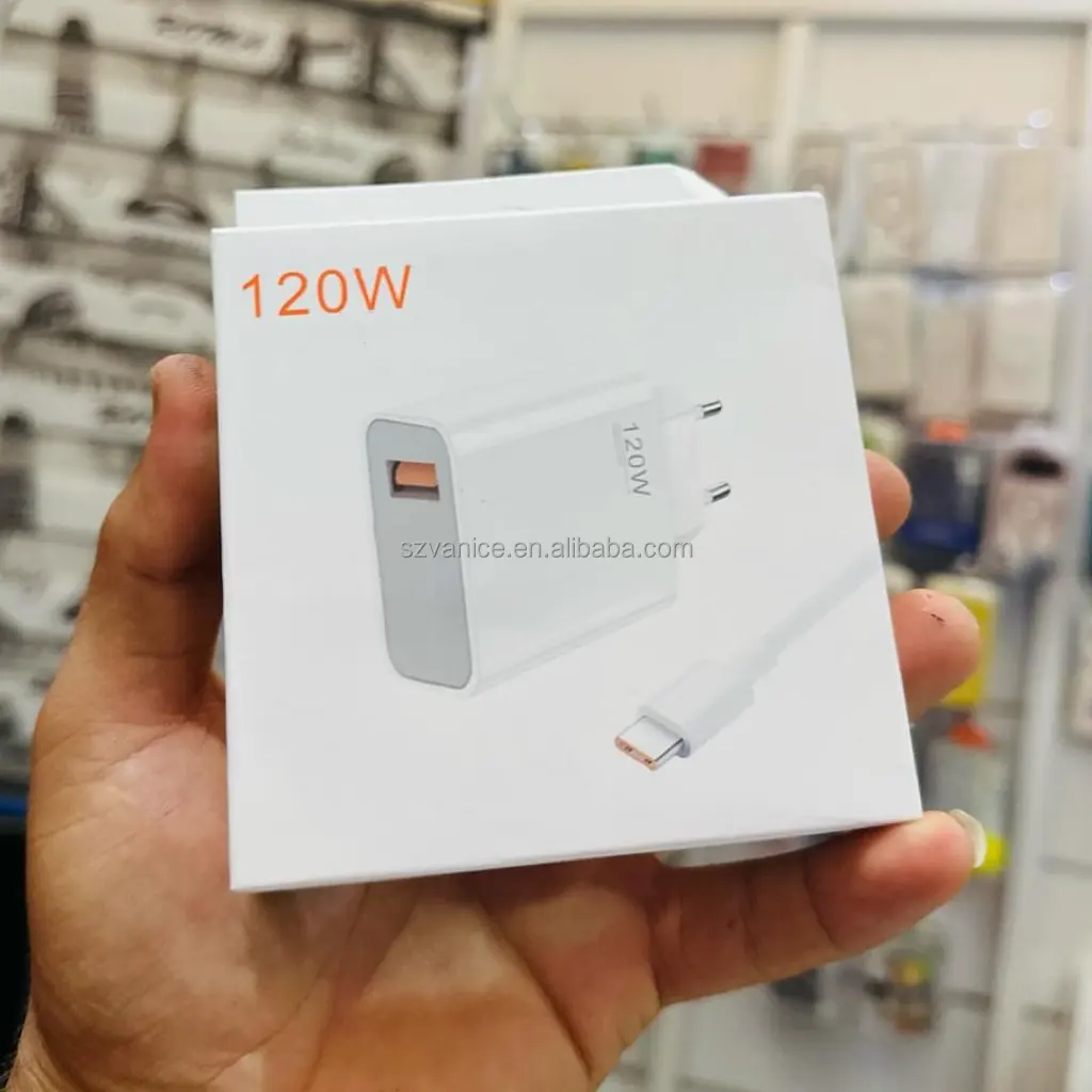 120W Original Ladegerät EU Schnell ladegerät Schnell ladung 120W USB Netzteil für Xiaomi 10 Redmi K30 Pro/10X