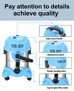 Aspirateur-traîneau électrique Hoover 3000W pour nettoyage humide et sec, idéal pour les foyers, les voitures et l'extérieur – Système industriel haute performance 3000W - Product Image 6