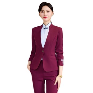 Hotel Uniforms Women's Long Sleeve Suit Polyester Cotton Fall 2024 LLY-2488 - Product Image 5