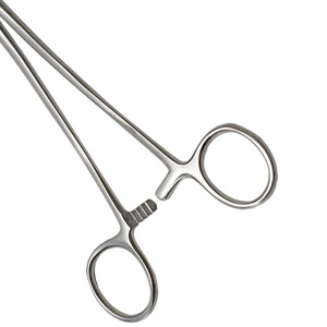 Pinzas Hemostáticas de Acero Inoxidable, Portaagujas Recto y Curvo, Instrumento Quirúrgico Veterinario - Product Image 4