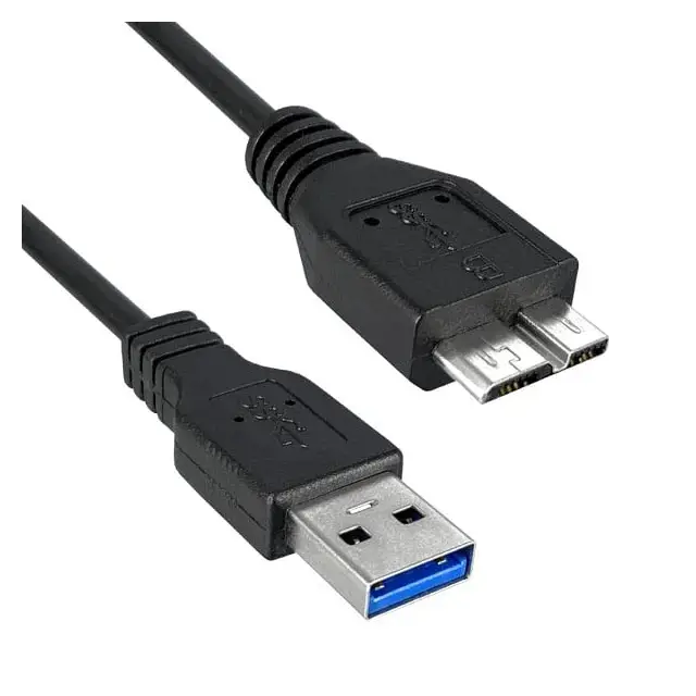 Kabel B mikro USB 3.0 A Male ke mikro USB 3.0 kabel Data sinkronisasi kompatibel untuk Hard Drive eksternal