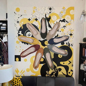 Zapatillas de Ballet Elegantes y Personalizables para Mujer, Estilo Casual, Punta en Pico, Antideslizantes, con Parte Superior de Tela Transpirable y Suave - Product Image 3