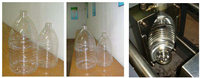 Machine à poinçonner semi-automatique, 5l, 2 cavités, pour fabriquer des bouteilles d'eau minérale