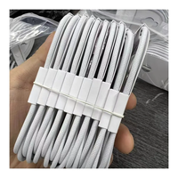 Câble plat tressé Type C vers Type C 1M 60W à prix abordable pour iPhone 15 Pro 16 Pro Max, câbles de charge rapide USB C 60W et de transfert de données standard