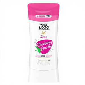 <span class=keywords><strong>Desodorante</strong></span> en Barra Unisex para <span class=keywords><strong>Adolescentes</strong></span> con Logotipo Personalizado OEM ODM, Aroma a Fresa, Cuidado Suave para las Axilas, Protección contra el Olor por 48 Horas, Sin Aluminio - Product Image 3