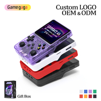 Console de jeu portable Gamegaga R36 HD avec sortie TV, 64 Go, 15000 jeux, console de jeu rétro, écran de 3,5 pouces, lecteur de jeu portable
