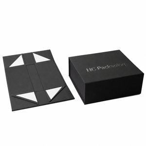 Boîte cadeau magnétique pliable style livre, logo personnalisé, carton de qualité supérieure, emballage cadeau de luxe, fabricant et fournisseur en gros - Product Image 2