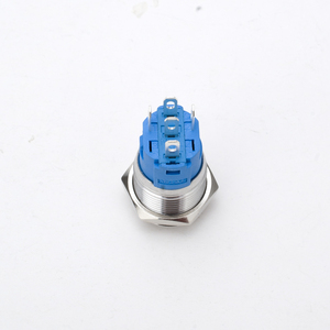 Acero Inoxidable Ip65 Impermeable 16mm Metal Pulsador 24V Dual Led Miro Switch - Product Image 5