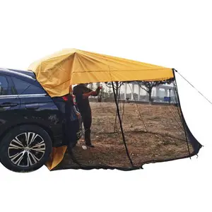 автомобильный удлинитель для головок палатка Suppliers-Шеро задняя сторона автомобиля Расширенная палатка для SUV и MPV анти-комаров Солнцезащитная портативная палатка оптом