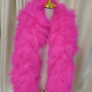 Boa plumes guirlande de plumes grande dinde épaisse marabout plume boa pour robes de soirée fête spectacle carnaval - Product Image 1