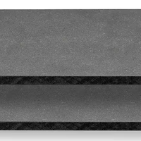 Panneau MDF noir, panneau de fibres à densité moyenne coloré, panneau MDF brut uni pour le traitement CNC des meubles et la décoration intérieure