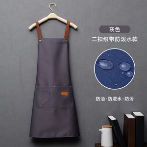 Hot Selling Fashionable Waterproof Advertising <strong>Apron</strong> for Home Kitchen Daily Necessities Cleaning <strong>Custom</strong> Logo <strong>Printed</strong> Cotton <strong>Work</strong> - Product Image 3