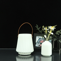 Diffuseur de parfum à flamme 3D humidificateur d'huile essentielle LED feu magique chauffant diffuseur d'arôme en céramique pour la maison