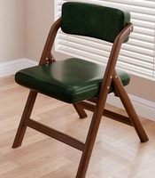Chaise pliante pour la maison avec dossier confortable, design peu encombrant pour une assise prolongée, chaise de salle à manger rétro