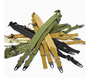 Sangle de fusil en nylon DF MK2, sangle tactique multifonctionnelle, sangle d'épaule modulaire réglable avec rembourrage et clip - Product Image 3
