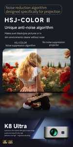 Lumen cao 580ANSI chiếu Android 9.0 1 + 8G Wifi 5g Hệ thống di động thông minh LCD rạp hát tại nhà Mini 4K Máy chiếu Video - Product Image 4