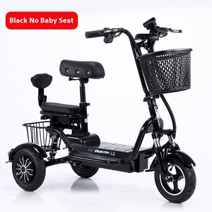 2025nuovo modello elettrico a tre posti triciclo <span class=keywords><strong>per</strong></span> uso domestico piccolo Scooter elettrico <span class=keywords><strong>per</strong></span> biciclette leggere - Product Image 2