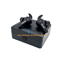 Réduction active du bruit Bluetooth Écouteurs Tir Protection des oreilles TAC Bluetooth Protection auditive Écouteurs Chasse Bouchons d'oreille Micros