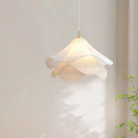 JYLIGHTING Lustre Créatif pour Restaurant, Design Créatif et Unique, Style Français Rétro, Salon Minimaliste, Tissu Floral
