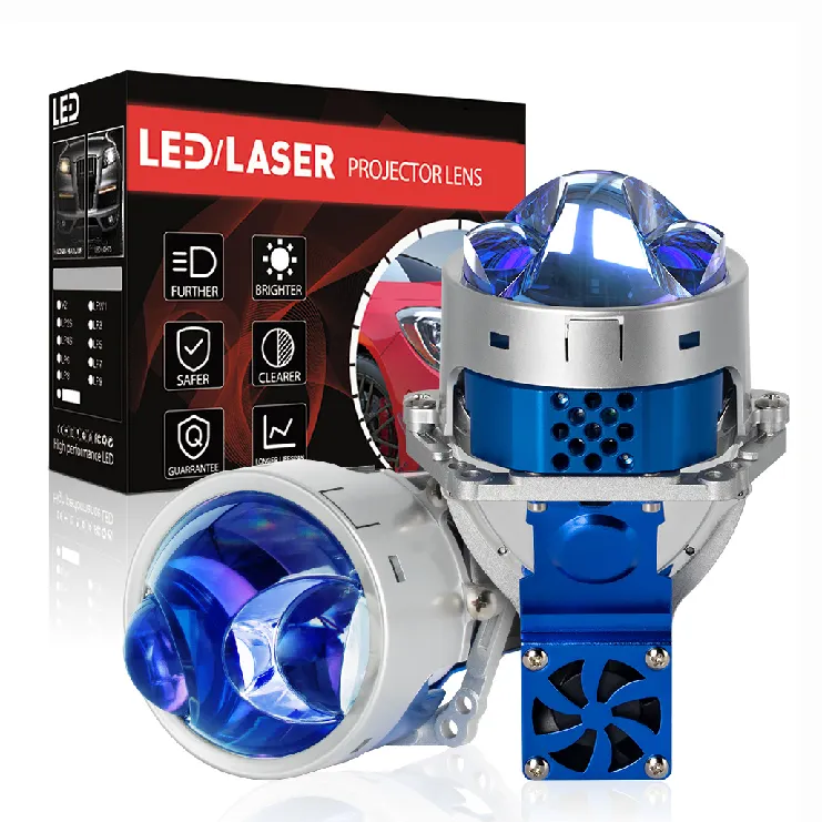 XENPLUS супер яркий светодиодный фонарь LP18 9-32 в пост 200 Вт 48000lm синий bi светодиодный лазерный проектор Объектив с двойной лазера
