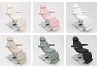 Lit de massage moderne avec accoudoirs, lit cosmétique, lit de massage électrique de luxe pour soins du visage, idéal pour esthéticiennes et spas médicaux