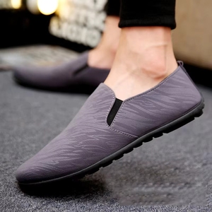 Chaussures de marche décontractées tendance printemps pour homme, mocassins basses de haute qualité à semelle épaisse avec fermeture éclair, antidérapantes - Product Image 3