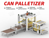 Dépalettiseur automatique Machine à bière Étain Bouteille en verre Dépalettiseur de canettes vides
