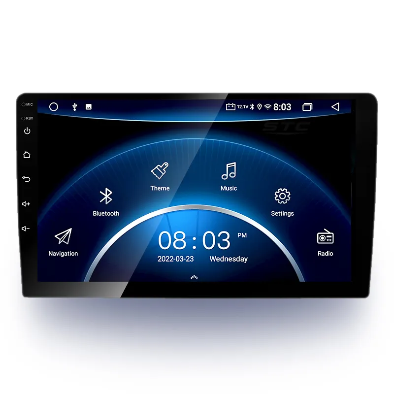 1024*600 12.3 "android System Car IPS Meter strumento cruscotto schermo android touch screen dvd per auto per hyundai elantra