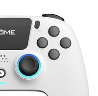 Nouvelle arrivée, manette de jeu sans fil P4, connexion BT, joystick multiplateforme, moteur de vibration, bouton programmable, jeu