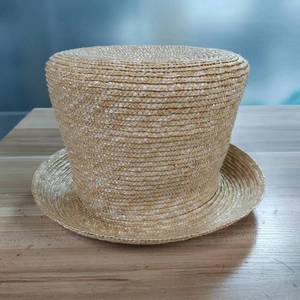 Nhà Máy Handmade Tùy Chỉnh Dây Đeo Cỏ Tự Nhiên <span class=keywords><strong>Hat</strong></span> Mặt Trời Dễ Thương Hộp Rơm <span class=keywords><strong>Hat</strong></span> Với Lớp Lót - Product Image 5