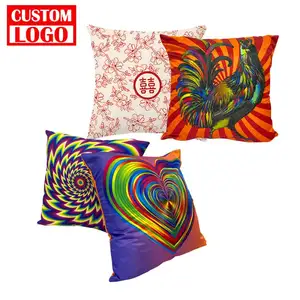 Produsen Cina sarung bantal murah kustom penutup bantal lempar kualitas bagus