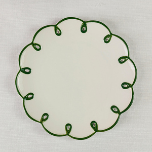Plato <span class=keywords><strong>de</strong></span> Cerámica con Diseño Floral Único, Multiusos para Servir <span class=keywords><strong>y</strong></span> Regalar, Elegante <span class=keywords><strong>Vajilla</strong></span> para la Mesa <span class=keywords><strong>de</strong></span> la Cocina del Hogar - Product Image 5