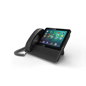 Eingebautes WLAN Bluetooth mit Netzwerk anschluss PSTN IP Desktop Wireless HD Voip SIP Telefon für Business Office