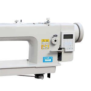 Machine à coudre industrielle YS-0303-D4 à bras long avec entraînement automatique haut/bas, idéale pour l'industrie du cuir, avec nouveau moteur central. - Product Image 3