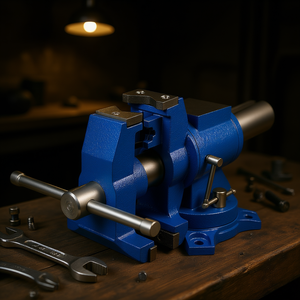 Tornillo de Banco de Alta Resistencia de 6 Pulgadas, Fuerza de Sujeción de 30KN, Cabezal Giratorio Doble, Rotación de 360 Grados, para Uso Doméstico e Industrial - Product Image 2