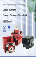 Connecteur d'alimentation, bornier de jonction, bloc de bornes modulaire 50A 200A 400A, connecteur de traversée de batterie pour onduleur de stockage d'énergie