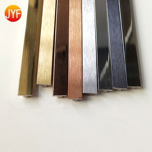 Dải Trang Trí Chắc Chắn Hình Chữ T Bằng Thép Không Gỉ Màu Vàng Kim <span class=keywords><strong>CL035</strong></span> Chất Lượng Cao Dải Kim Loại Trang Trí Mỏng - Product Image 5