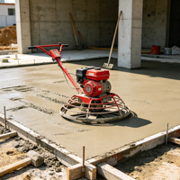 Machine à lisser les sols en ciment robuste, haute puissance, pour le lissage des surfaces routières et la finition du béton