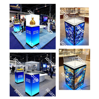 Schermo LED a Cubo Personalizzato P1.8 P2 per Esposizione Pubblicitaria Innovativa di Gioielleria