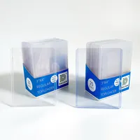 अमेज़न गर्म बेचने कार्ड शीर्ष लोडर 25 पीटी 3x4 इंच स्पष्ट पीवीसी toploader