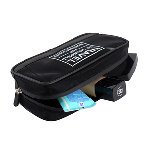 Custom Logo Canvas Travel Dopp Kit Multi Color Zipper Wash <b>Bag</b> With Hand Strap OEM Business Corporate Promotional Gift Pouch - Product Image 4