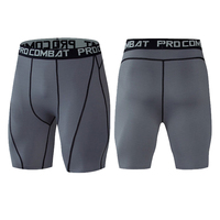 Shorts de compression pour hommes de haute qualité, respirants et à séchage rapide, pour la course et la gym, prix de gros