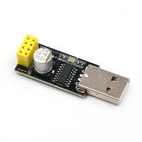 Adaptador de Módulo WiFi CH340 USB a ESP8266 ESP-01, Comunicación Inalámbrica para Computadora y Teléfono, Placa de Desarrollo WiFi para Microcontroladores