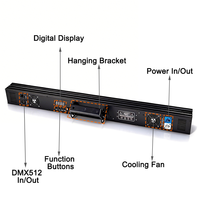 Igracelite 1296 pièces Barre lumineuse LED RVB clignotante Stroboscope Projecteur mural à pixels DMX pour scène et discothèque