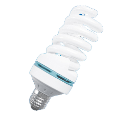 Ampoule spirale à lumière blanche, économiseur d'énergie électronique, CFL, culot E27 - Product Image 2
